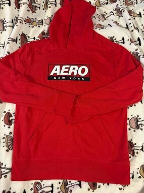 Men’s Aeropostale Red Hoodie Size Small